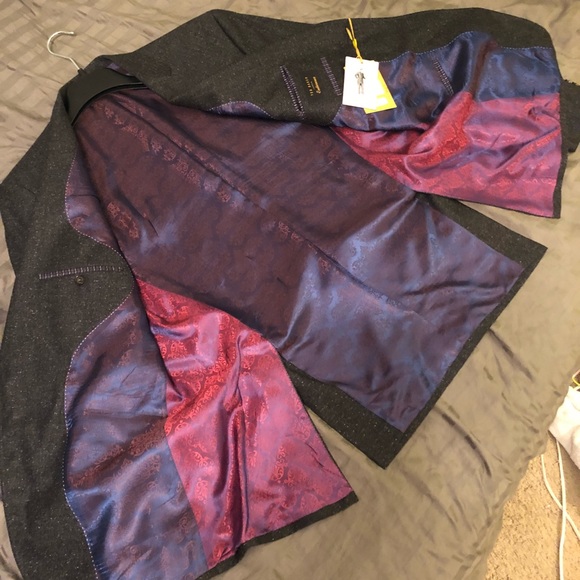 ***SOLD*** TED BAKER LONDON NWT Galaxy Gray - Picture 4 of 8